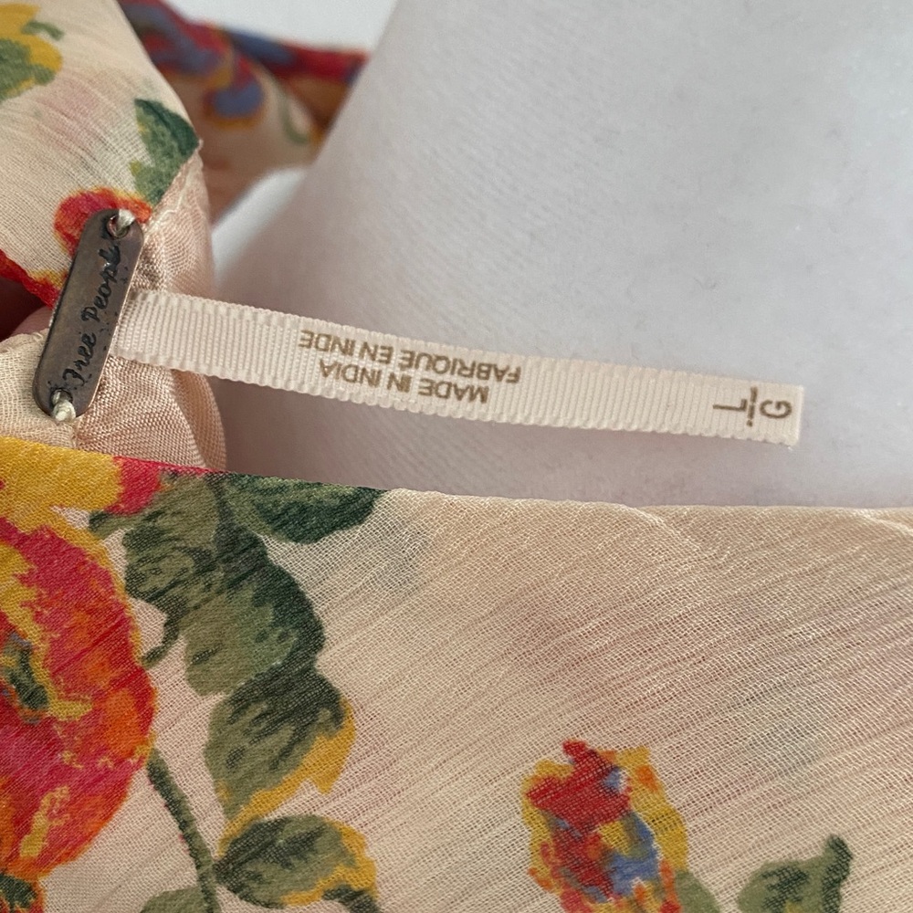 Free People Floral Dress L - Picture 3 of 6